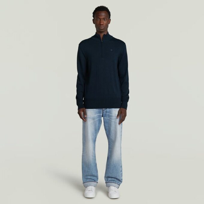 Premium Core Half Zip Stickad Premium Core Half Zip Stickad