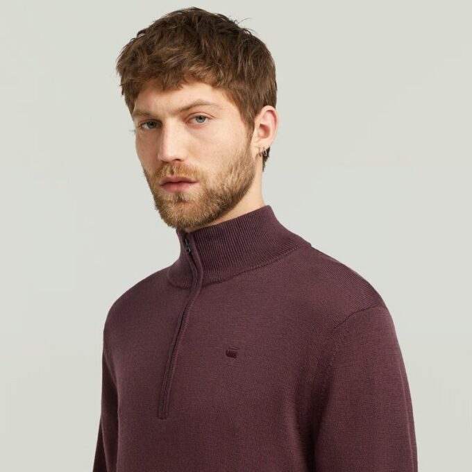 Premium Core Half Zip Stickad Premium Core Half Zip Stickad