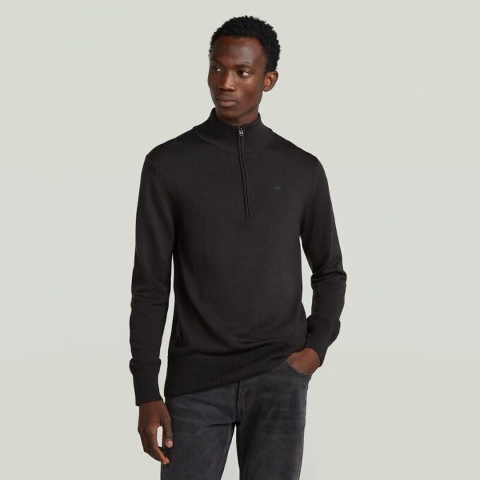 Premium Core Half Zip Stickad Premium Core Half Zip Stickad