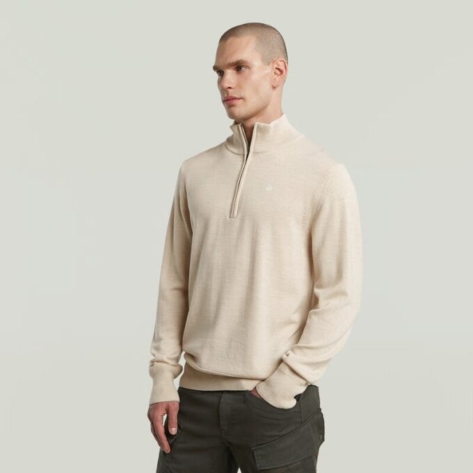 Premium Core Half Zip Stickad Premium Core Half Zip Stickad
