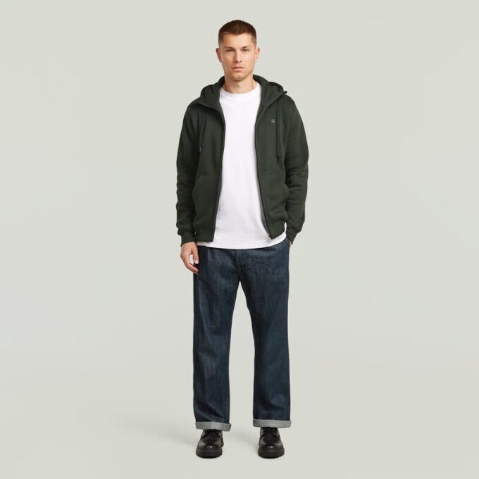 Premium Core Hoodie med dragkedja Premium Core Hoodie med dragkedja