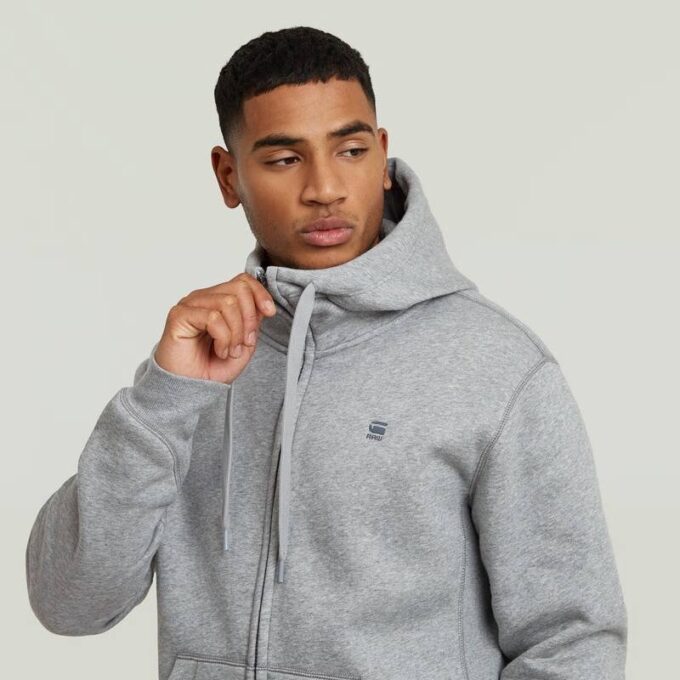 Premium Core Hoodie med dragkedja Premium Core Hoodie med dragkedja