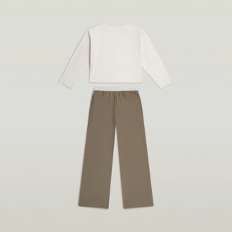 Pyjamasset med t-shirt och byxor