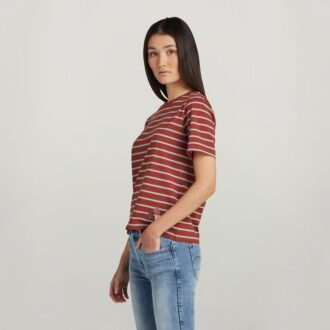 Randig liten grafisk t-shirt