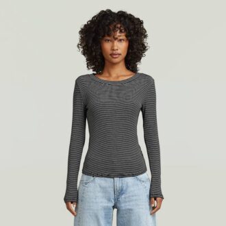 Randig smal t-shirt Randig smal t-shirt
