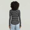 Randig smal t-shirt