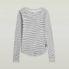Randig smal t-shirt Randig smal t-shirt