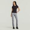 Ribbad t-shirt med ärm Ribbad t-shirt med ärm