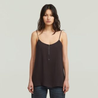 Ärmlös topp med slip-in-länk