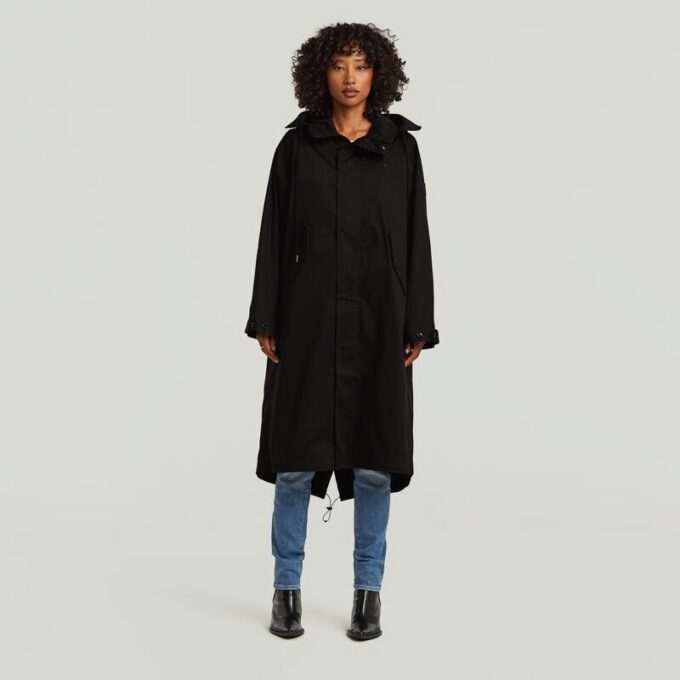 Rovic Hooded Loose Parka Rovic Hooded Loose Parka