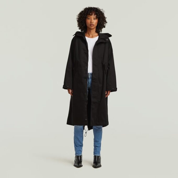 Rovic Hooded Loose Parka Rovic Hooded Loose Parka
