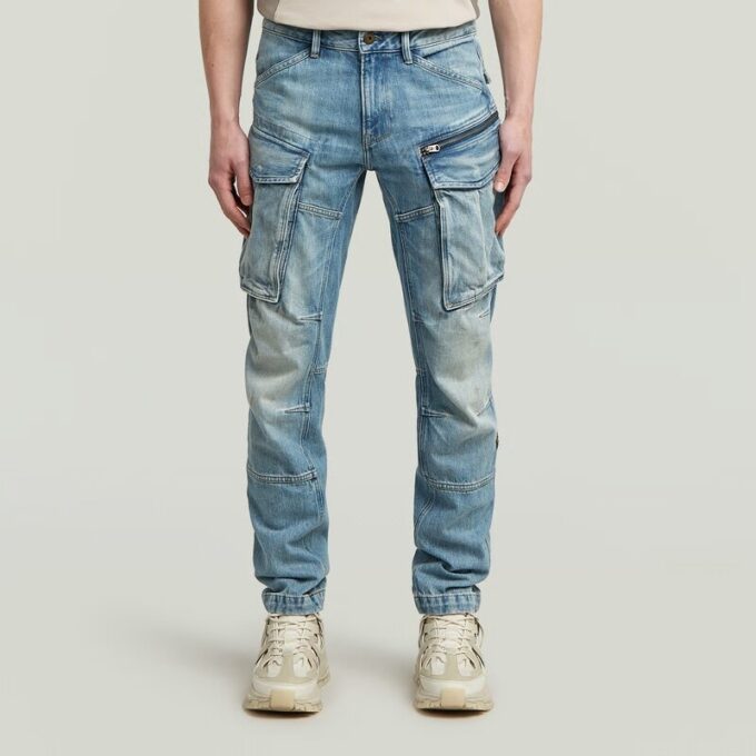 Rovic Zip 3D Regular Avsmalnande Jeans