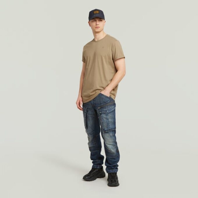 Rovic Zip 3D Regular Avsmalnande Jeans