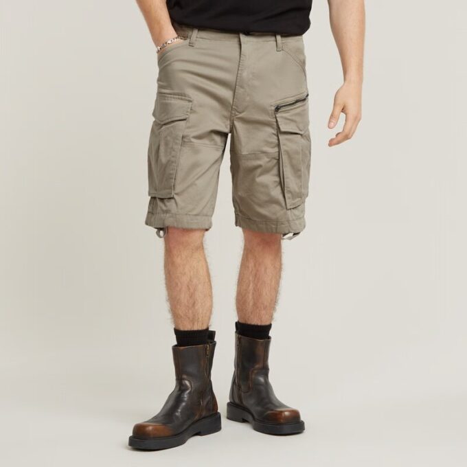 Rovic Zip Relaxed Shorts Rovic Zip Relaxed Shorts