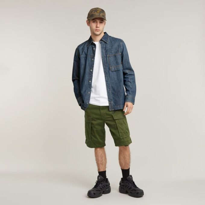 Rovic Zip Relaxed Shorts Rovic Zip Relaxed Shorts