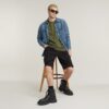 Rovic Zip Relaxed Shorts Rovic Zip Relaxed Shorts