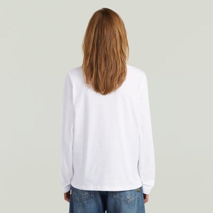 Rundringad långärmad t-shirt