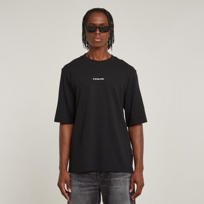 Rutig diskant-t-shirt Rutig diskant-t-shirt