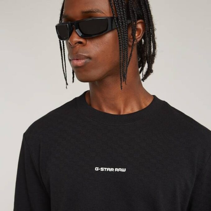 Rutig diskant-t-shirt Rutig diskant-t-shirt