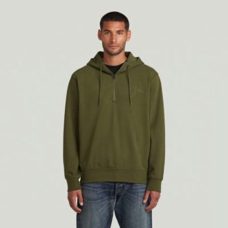 Script Half Zip Hoodie