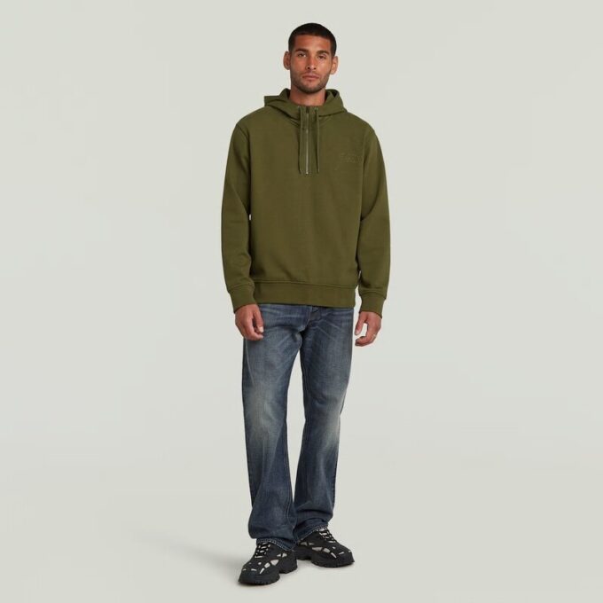 Script Half Zip Hoodie