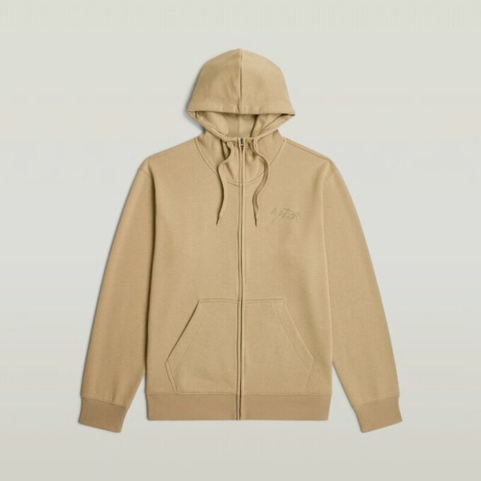 Script Hoodie med dragkedja Script Hoodie med dragkedja