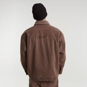 Sherpajacka med boxig passform