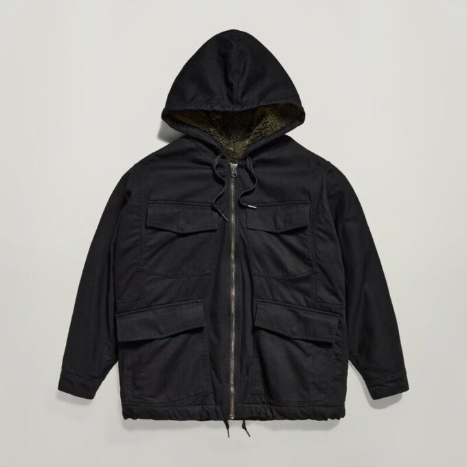 Sherpajacka med huva Sherpajacka med huva