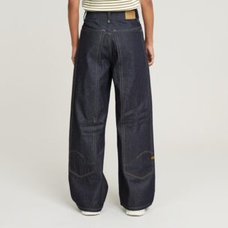 Skater Långa Jeans Med Höga Pocket Och Lösa