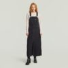 Skater Maxi Dungaree-klänning Skater Maxi Dungaree-klänning