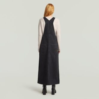 Skater Maxi Dungaree-klänning
