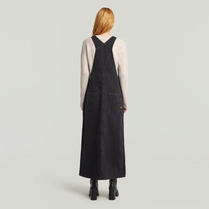 Skater Maxi Dungaree-klänning Skater Maxi Dungaree-klänning