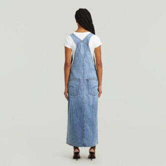 Skater Maxi Dungaree-klänning