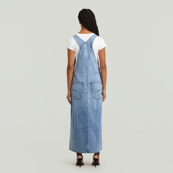 Skater Maxi Dungaree-klänning Skater Maxi Dungaree-klänning