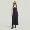 Skater Maxi Dungaree-klänning Skater Maxi Dungaree-klänning
