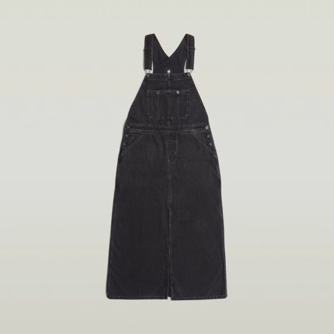 Skater Maxi Dungaree-klänning Skater Maxi Dungaree-klänning