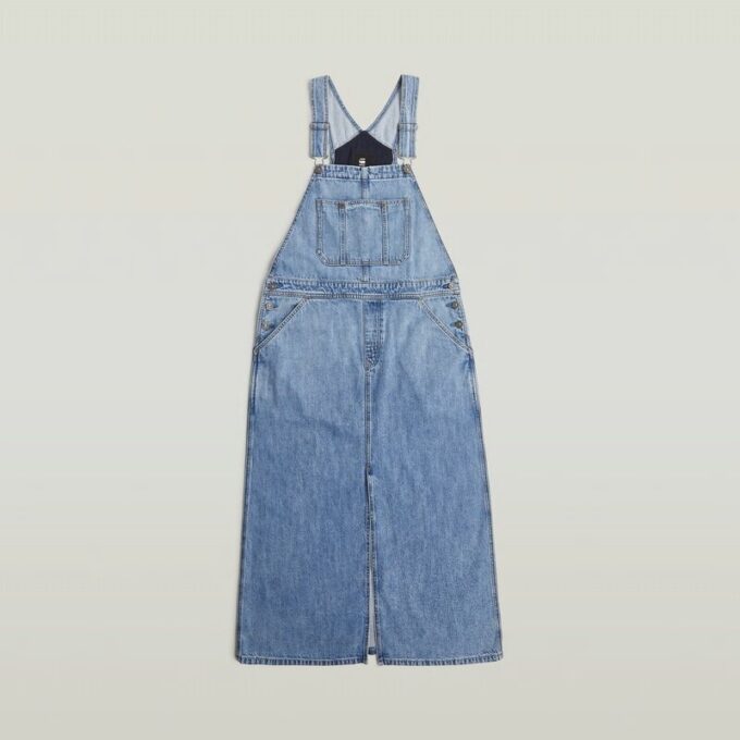 Skater Maxi Dungaree-klänning Skater Maxi Dungaree-klänning