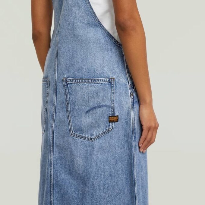 Skater Maxi Dungaree-klänning Skater Maxi Dungaree-klänning