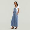 Skater Maxi Dungaree-klänning Skater Maxi Dungaree-klänning