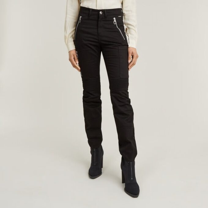 Skinny Cargobyxor med Biker-motiv