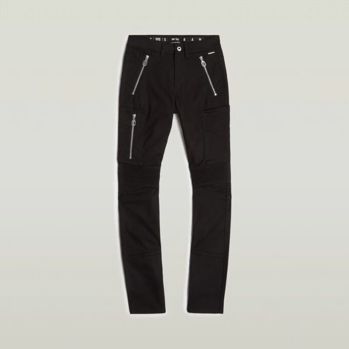 Skinny Cargobyxor med Biker-motiv