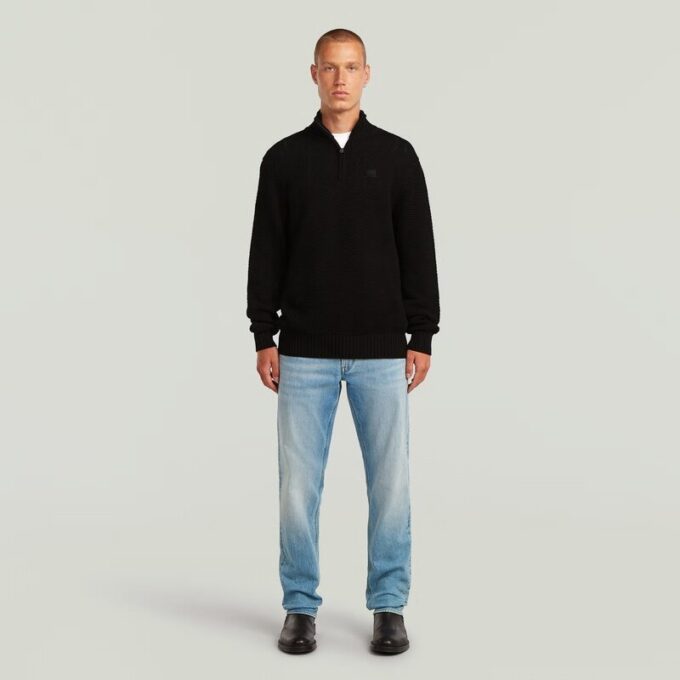 Skipper Stickad med Honey Comb-struktur Skipper Stickad med Honey Comb-struktur