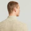 Skipper Stickad med Honey Comb-struktur
