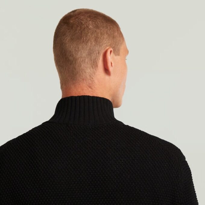 Skipper Stickad med Honey Comb-struktur Skipper Stickad med Honey Comb-struktur