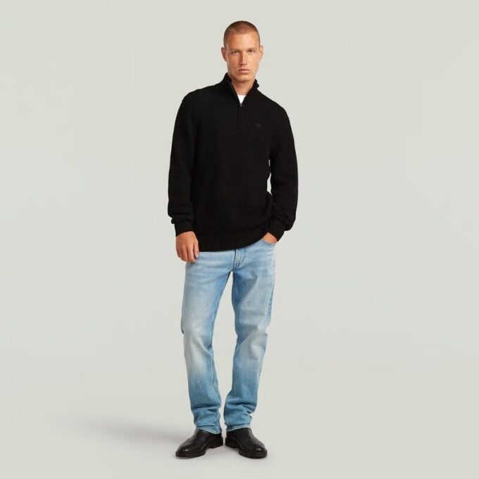 Skipper Stickad med Honey Comb-struktur Skipper Stickad med Honey Comb-struktur