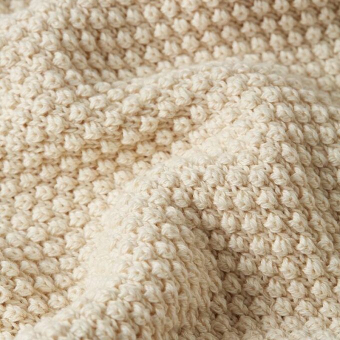 Skipper Stickad med Honey Comb-struktur