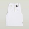Slim Cropped Topp Med Tryck Baktill Slim Cropped Topp Med Tryck Baktill