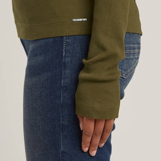 Slim Ribbad Topp