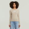 Slim-T-shirt med Embro Patch Slim-T-shirt med Embro Patch