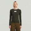 Slim-T-shirt med Embro Patch